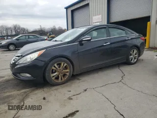 2011 Hyundai Sonata Limited with VIN 5NPEC4AC7BH211201, listed as a Copart auction lot 52184175 with 199,806 mi miles and Salvage Title. Bid and sale history available at DreamBid. Image 1.