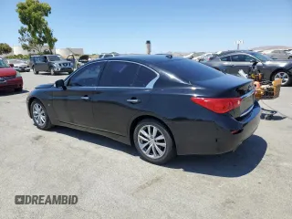 2015 Infiniti Q50 with VIN JN1BV7APXFM341182, listed as a Copart auction lot 63513845 with 146,925 mi miles and Salvage title. Bid and sale history available at DreamBid. Image 2.