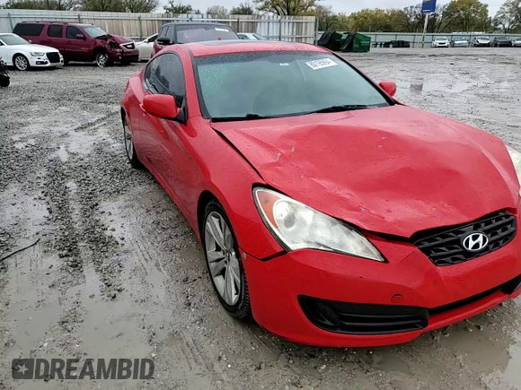 2010 Hyundai Genesis Coupe Premium with VIN KMHHT6KD1AU021037, listed as a Copart auction lot 80195994 with 174,463 mi miles and Salvage title. Bid and sale history available at DreamBid. Image 11.