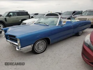 1966 Pontiac Bonneville z VIN 262676P294393, wystawiony jako Copart lot #76466334 z przebiegiem 29 392 mil mil oraz Szkody całkowita. Historia ofert i sprzedaży dostępna na DreamBid. Obrazek 1.