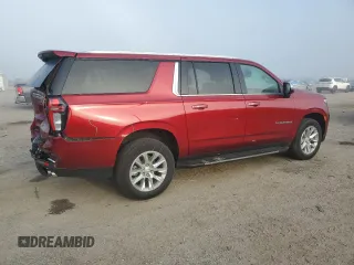 2023 Chevrolet Suburban Premier with VIN 1GNSCFKD8PR174382, listed as a Copart auction lot 55236275 with 43,997 mi miles and Salvage title. Bid and sale history available at DreamBid. Image 3.