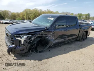 2025 Toyota Tundra SR with VIN 5TFLA5DB9SX282572, listed as a Copart auction lot 51432265 with 1,368 mi miles and Salvage title. Bid and sale history available at DreamBid. Image 1.