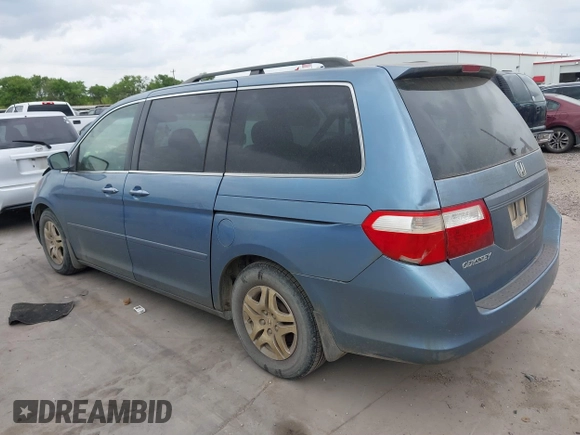 2007 Honda Odyssey EX-L with VIN 5FNRL38717B127157, listed as a IAAI auction lot 41890838 with 195,241 mi miles and . Bid and sale history available at DreamBid. Image 3.