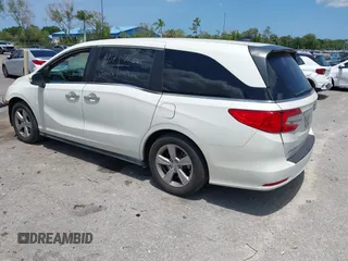 2018 Honda Odyssey EX-L z VIN 5FNRL6H76JB111027, wystawiony jako IAAI lot #42234196 z przebiegiem 88 855 mil mil oraz . Historia ofert i sprzedaży dostępna na DreamBid. Obrazek 3.