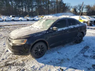 2012 Volkswagen Jetta Sedan SE w/Convenience & Sunroof with VIN 3VWDX7AJXCM383277, listed as a Copart auction lot 41986755 with 299,213 mi miles and Non Repairable. Bid and sale history available at carsss.com. Image 1.