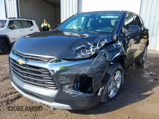 2020 Chevrolet Blazer LT with VIN 3GNKBHRS7LS604865, listed as a IAAI auction lot 41734775 with 48,808 mi miles and . Bid and sale history available at DreamBid. Image 2.