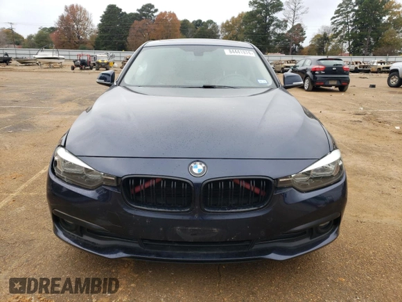 2017 BMW 3 Series 320i with VIN WBA8E1G30HNU16216, listed as a Copart auction lot 84441974 with 0 mi miles and Salvage Title. Bid and sale history available at carsss.com. Image 5.