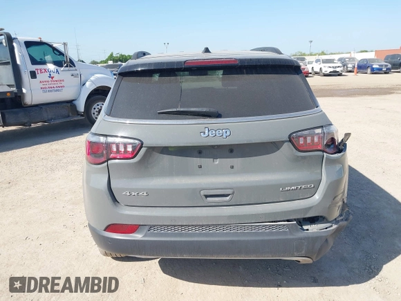 2023 Jeep Compass Limited with VIN 3C4NJDCN7PT569166, listed as a IAAI auction lot 42018154 with 40,751 mi miles and . Bid and sale history available at carsss.com. Image 16.
