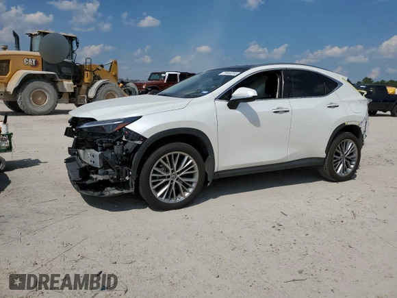 2022 Lexus NX 350h Luxury with VIN JTJHKCEZ9N2005048, listed as a Copart auction lot 71649334 with 23,066 mi miles and Salvage Title. Bid and sale history available at DreamBid. Image 1.