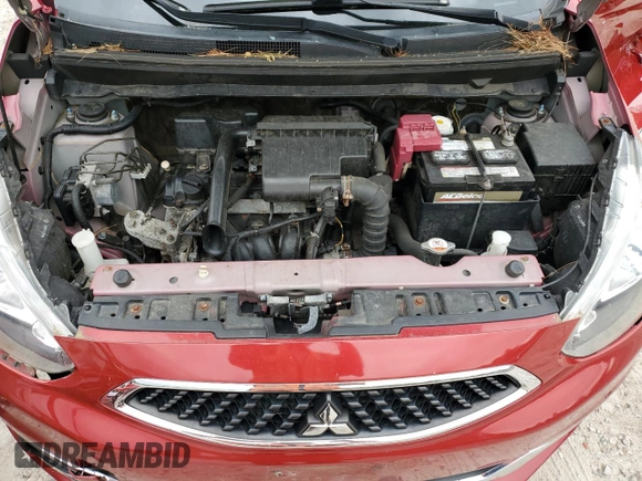 2017 Mitsubishi Mirage SE with VIN ML32A4HJ9HH015901, listed as a Copart auction lot 58991815 with 94,973 mi miles and Salvage title. Bid and sale history available at DreamBid. Image 11.