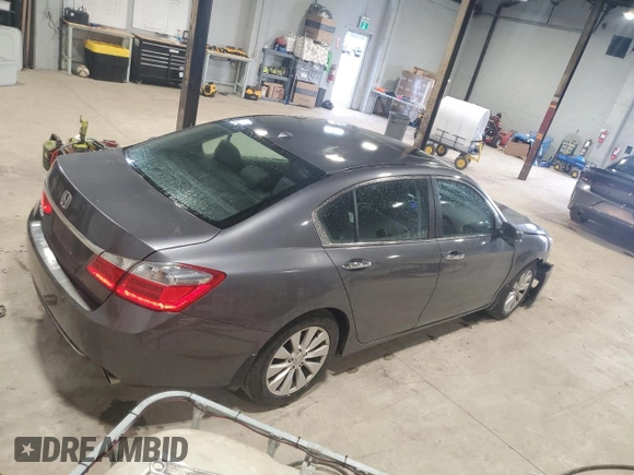2013 Honda Accord Sdn EX-L with VIN 1HGCR2F84DA804623, listed as a Copart auction lot 53857715 with 291,696 mi miles and Salvage Title. Bid and sale history available at carsss.com. Image 3.