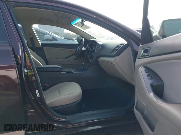 2015 Kia Optima LX with VIN 5XXGM4A74FG430790, listed as a IAAI auction lot 41224183 with 118,793 mi miles. Bid and sale history available at carsss.com. Image 5.