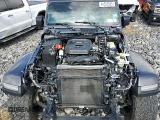 2022 Jeep Wrangler Unlimited Sahara with VIN 1C4HJXEN9NW191371, listed as a Copart auction lot 44553585 with 38,167 mi miles and Salvage title. Bid and sale history available at DreamBid. Image 12.