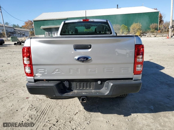 2021 Ford Ranger XL with VIN 1FTER1FH3MLD54856, listed as a Copart auction lot 76407424 with 54,975 mi miles and Salvage Title. Bid and sale history available at carsss.com. Image 6.