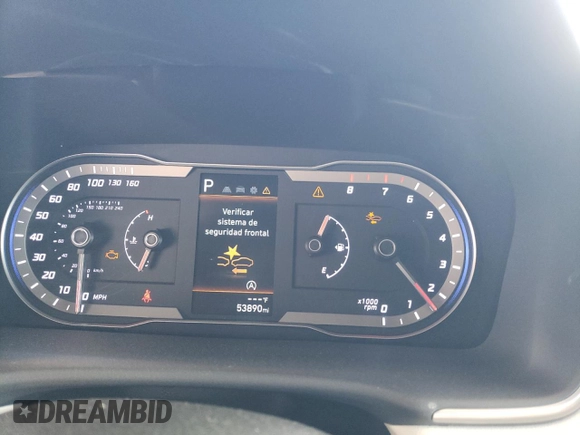 2023 Hyundai Tucson SEL with VIN 5NMJBCAE0PH216547, listed as a Copart auction lot 51950245 with 53,890 mi miles and Salvage Title. Bid and sale history available at carsss.com. Image 9.