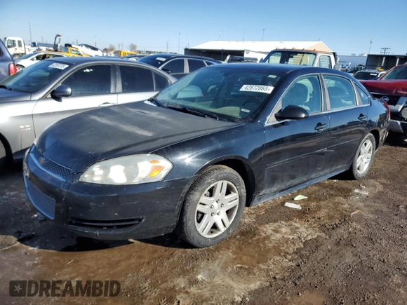 2014 Chevrolet Impala LT with VIN 2G1WB5E33E1137894, listed as a Copart auction lot 42872865 with 117,369 mi miles and Clean Title. Bid and sale history available at DreamBid. Image 1.