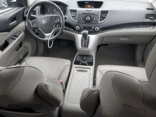 2013 Honda CR-V EX-L z VIN 5J6RM4H78DL000086, wystawiony jako Copart lot #58024115 z przebiegiem 117 129 mil mil oraz Szkody całkowita. Historia ofert i sprzedaży dostępna na DreamBid. Obrazek 8.