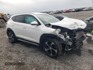 2018 Hyundai Tucson Sport with VIN KM8J33AL6JU735948, listed as a Copart auction lot 56232395 with 126,878 mi miles and Clean title. Bid and sale history available at DreamBid. Image 4.
