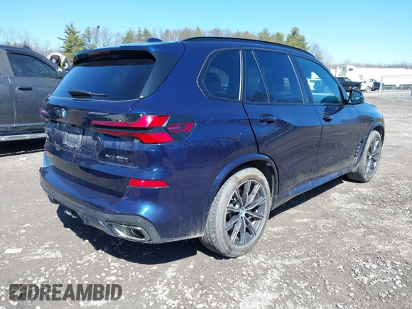 2024 BMW X5 xDrive50e with VIN 5UX43EU08R9T76677, listed as a IAAI auction lot 41777924 with 19,013 mi miles. Bid and sale history available at carsss.com. Image 4.