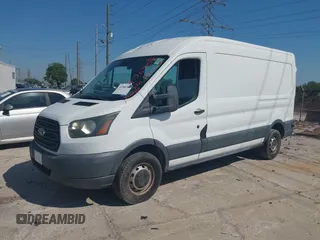 2015 Ford Transit Cargo with VIN 1FTNE2CM6FKA19277, listed as a IAAI auction lot 41906760 with 44,230 mi miles and . Bid and sale history available at carsss.com. Image 2.