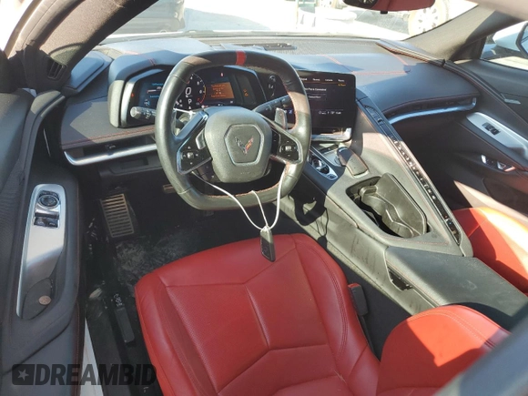 2021 Chevrolet Corvette 1LT with VIN 1G1YA2D44M5115338, listed as a Copart auction lot 74716514 with 36,102 mi miles and Salvage Title. Bid and sale history available at carsss.com. Image 8.