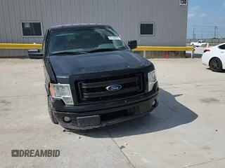 2013 Ford F-150 XL with VIN 1FTMF1CF0DFA45383, listed as a Copart auction lot 61390925 with 153,705 mi miles and Salvage title. Bid and sale history available at DreamBid. Image 13.