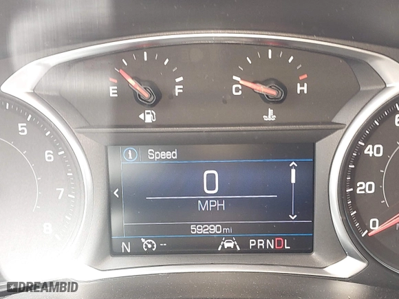 2020 Chevrolet Equinox LT with VIN 3GNAXTEV3LL256461, listed as a IAAI auction lot 41859943 with 59,290 mi miles. Bid and sale history available at carsss.com. Image 16.