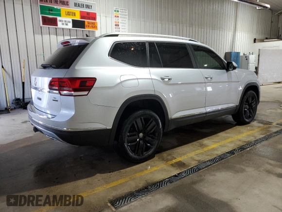 2018 Volkswagen Atlas SEL z VIN 1V2MR2CA8JC575016, wystawiony jako Copart lot #54044235 z przebiegiem 90 455 mil mil oraz Szkoda całkowita • Salvage title. Historia ofert i sprzedaży dostępna na DreamBid. Obrazek 3.