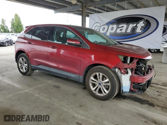 2016 Ford Edge SEL with VIN 2FMPK3J91GBB89253, listed as a Copart auction lot 54353715 with 118,786 mi miles and Salvage Title. Bid and sale history available at carsss.com. Image 4.