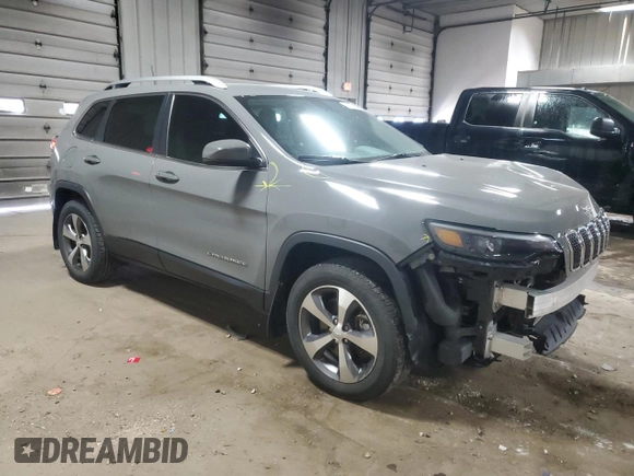 2020 Jeep Cherokee Limited with VIN 1C4PJMDX2LD627953, listed as a Copart auction lot 55845735 with 55,660 mi miles and Salvage title. Bid and sale history available at DreamBid. Image 4.