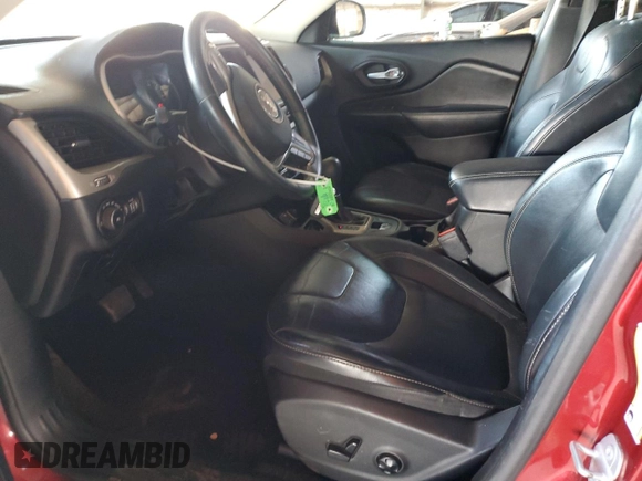 2016 Jeep Cherokee Limited with VIN 1C4PJLDB3GW229689, listed as a Copart auction lot 54898645 with 145,861 mi miles and Salvage title. Bid and sale history available at DreamBid. Image 7.