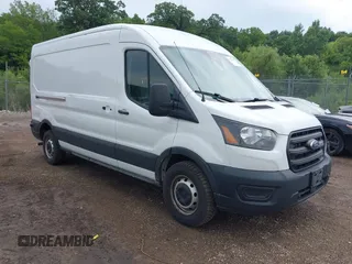 2020 Ford Transit Cargo with VIN 1FTBR1C80LKB67814, listed as a IAAI auction lot 42701212 with 201,130 mi miles and . Bid and sale history available at DreamBid. Image 1.