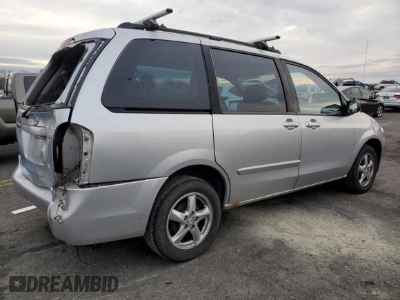 2003 Mazda MPV LX with VIN JM3LW28A330360105, listed as a Copart auction lot 85750964 with 182,129 mi miles and Salvage Title. Bid and sale history available at carsss.com. Image 3.