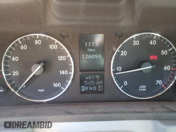 2005 Mercedes-Benz C 320 with VIN WDBRF64J05F566402, listed as a Copart auction lot 73782604 with 126,096 mi miles and Salvage Title. Bid and sale history available at DreamBid. Image 9.
