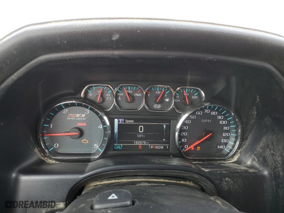 2015 Chevrolet Silverado 2500HD LTZ with VIN 1GC1KWE89FF617970, listed as a Copart auction lot 51166885 with 182,675 mi miles and Salvage Title. Bid and sale history available at carsss.com. Image 9.