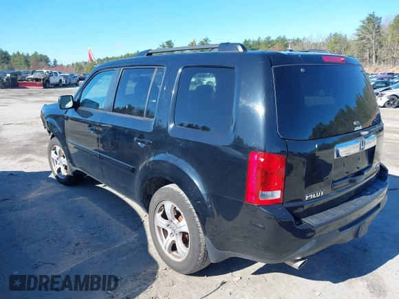 2013 Honda Pilot EX-L with VIN 5FNYF4H5XDB042112, listed as a IAAI auction lot 41989208 with 66,925 mi miles and . Bid and sale history available at DreamBid. Image 3.