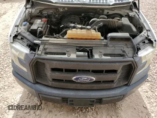 2015 Ford F-150 XL with VIN 1FTMF1C89FKD69802, listed as a Copart auction lot 47600995 with 107,896 mi miles and Salvage title. Bid and sale history available at DreamBid. Image 11.