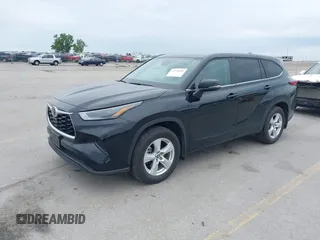 2023 Toyota Highlander L with VIN 5TDKDRBH2PS515299, listed as a IAAI auction lot 42336203 with 23,301 mi miles and . Bid and sale history available at DreamBid. Image 2.