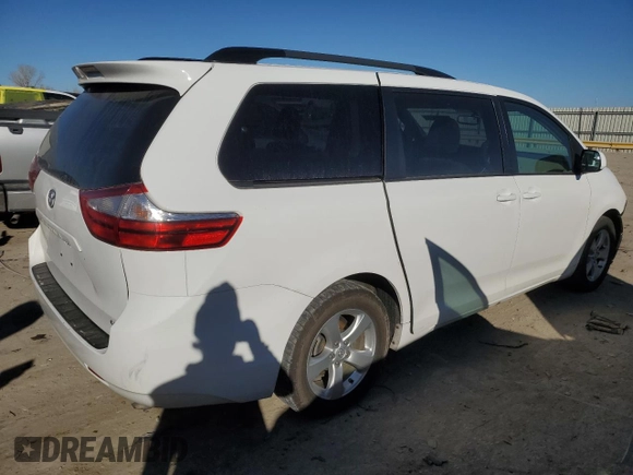 2017 Toyota Sienna LE Auto Access Seat with VIN 5TDKZ3DC8HS847703, listed as a Copart auction lot 84876684 with 175,928 mi miles and Salvage Title. Bid and sale history available at carsss.com. Image 3.