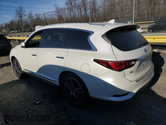 2019 Infiniti QX60 Luxe z VIN 5N1DL0MM4KC521421, wystawiony jako Copart lot #46708395 z przebiegiem 96 318 mil mil oraz Szkoda całkowita • Salvage title. Historia ofert i sprzedaży dostępna na DreamBid. Obrazek 2.