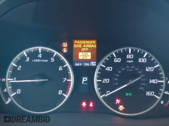 2015 Acura RDX with VIN 5J8TB4H30FL021288, listed as a IAAI auction lot 42595955 with 106,186 mi miles and . Bid and sale history available at DreamBid. Image 7.