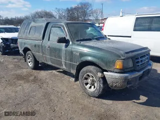 2002 Ford Ranger XL with VIN 1FTYR10U52PA96378, listed as a IAAI auction lot 41581545 with 100,792 mi miles. Bid and sale history available at carsss.com. Image 1.