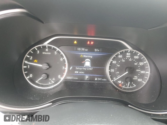 2019 Nissan Maxima S z VIN 1N4AA6AV0KC374081, wystawiony jako Copart lot #43720165 z przebiegiem 98 687 mil mil oraz Szkoda całkowita • Salvage title. Historia ofert i sprzedaży dostępna na DreamBid. Obrazek 9.