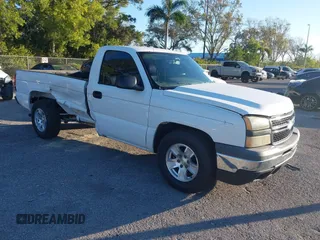 2006 Chevrolet Silverado 1500 Work Truck with VIN 3GCEC14V06G185194, listed as a IAAI auction lot 41314823 with 273,246 mi miles and . Bid and sale history available at DreamBid. Image 1.
