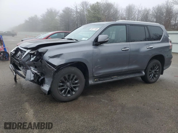 2023 Lexus GX with VIN JTJAM7BX6P5384551, listed as a Copart auction lot 50971765 with 21,255 mi miles and Salvage Title. Bid and sale history available at carsss.com. Image 1.