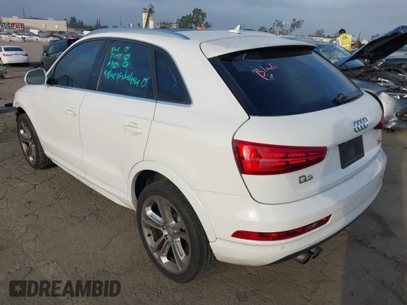 2017 Audi Q3 Premium Plus with VIN WA1JCCFS2HR017731, listed as a IAAI auction lot 42712120 with 89,741 mi miles and . Bid and sale history available at DreamBid. Image 3.