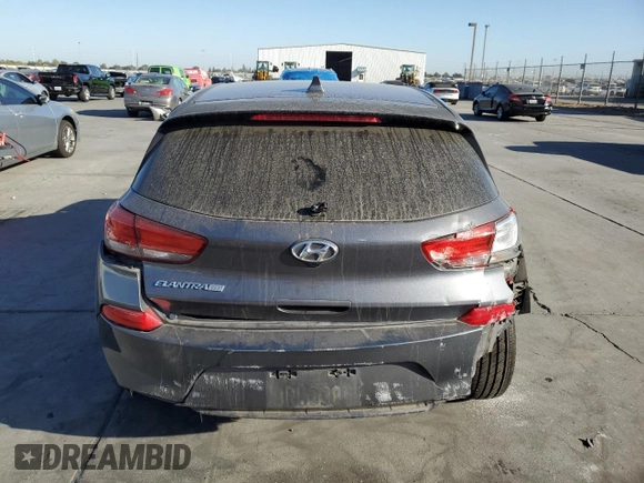 2018 Hyundai Elantra GT with VIN KMHH35LE9JU023264, listed as a Copart auction lot 73361834 with 67,320 mi miles and Salvage Title. Bid and sale history available at carsss.com. Image 6.