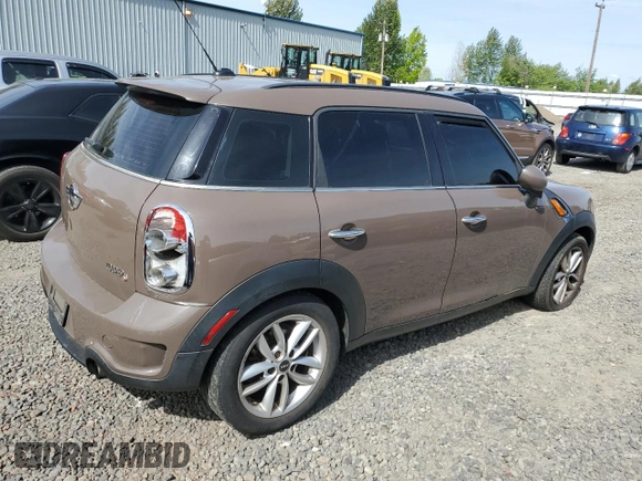 2011 MINI Countryman S with VIN WMWZC3C56BWH97944, listed as a Copart auction lot 58071315 with 176,528 mi miles and Clean title. Bid and sale history available at DreamBid. Image 3.