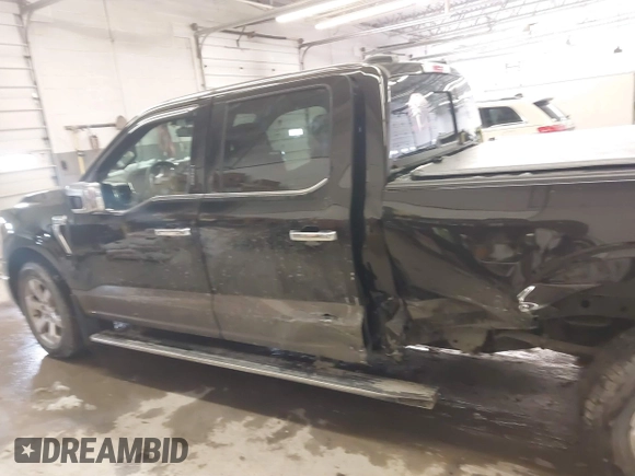 2021 Ford F-150 XL with VIN 1FTFW1E8XMFA47553, listed as a IAAI auction lot 41496255 with 83,711 mi miles. Bid and sale history available at carsss.com. Image 14.