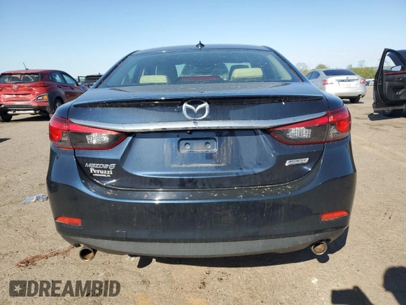 2015 Mazda 6 i Grand Touring with VIN JM1GJ1W54F1219695, listed as a Copart auction lot 54693755 with 125,314 mi miles and Salvage Title. Bid and sale history available at DreamBid. Image 6.